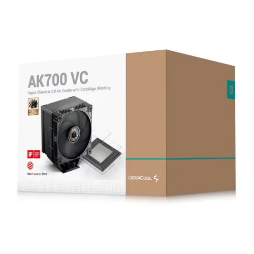 Tản nhiệt khí DeepCool AK700 VC – Công nghệ buồng hơi VC 2.0, tản nhiệt CPU mạnh mẽ